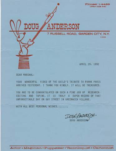 Doug Anderson Puppeteer