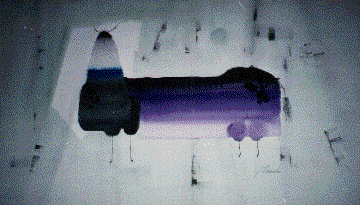 Jim Tanaka Water Color PURPLE LAMA HORSE