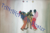 "Three Figures" - untitled (8 1/2" X 5 1/2") Art/Jim Tanaka Jazz Series #70